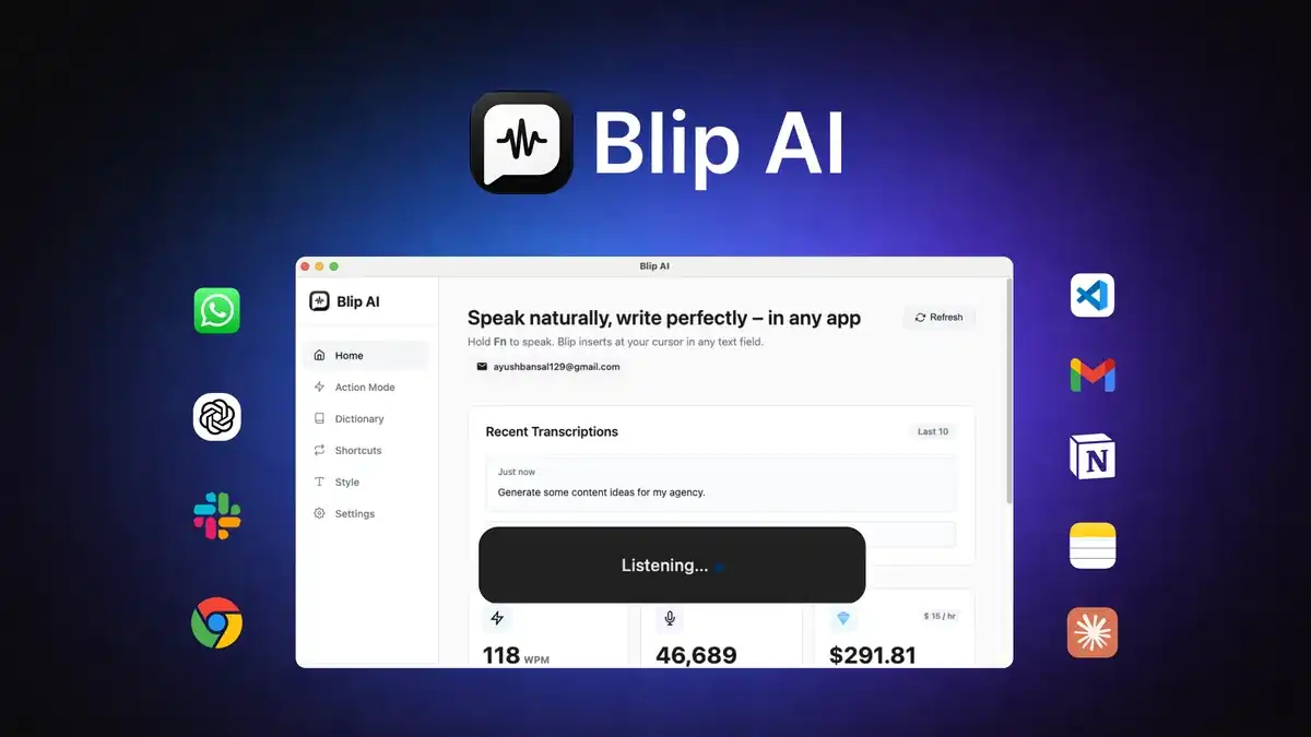 Blip AI screenshot 1