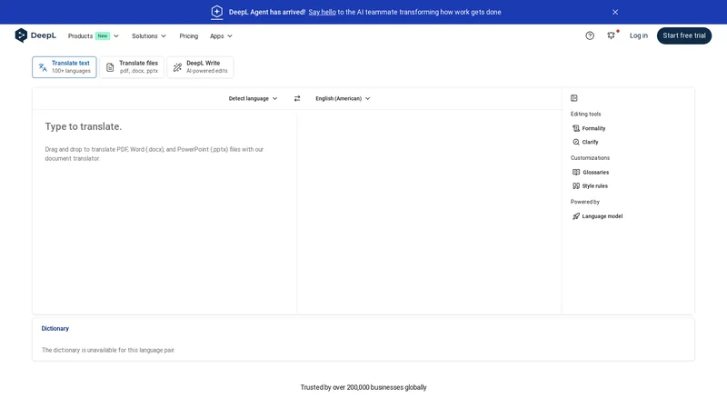 DeepL Screenshot