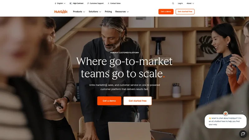 Hubspot Screenshot