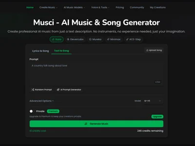 Musci - AI Song Generator
