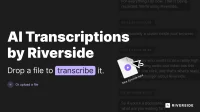 AI Transcription by Riverside