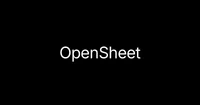 OpenSheet