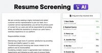 Resumescreening AI